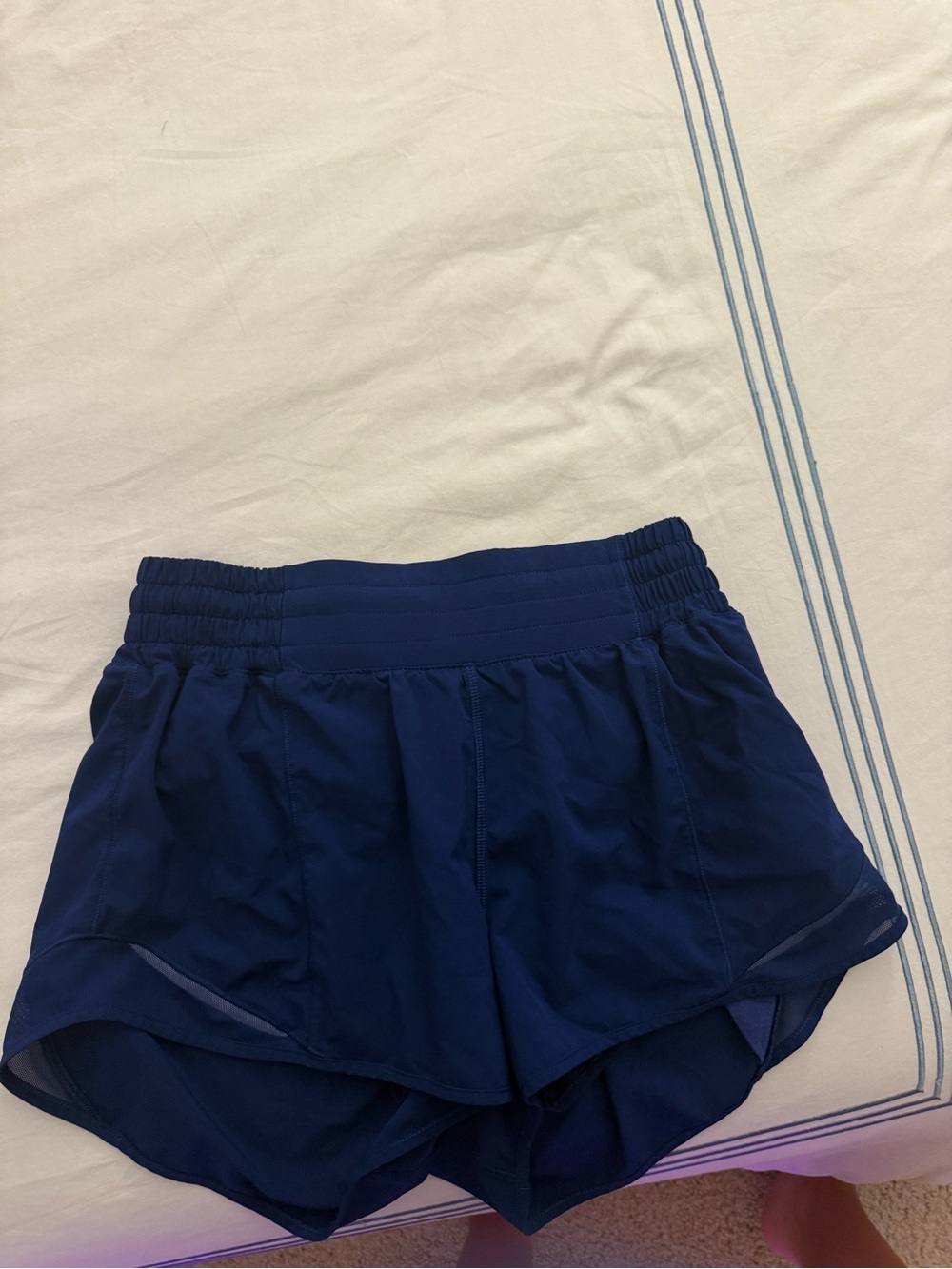Navy Blue Women's Athletic Running Shorts